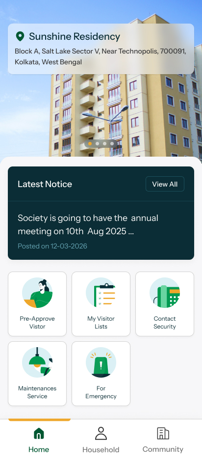 Society Management - Payments