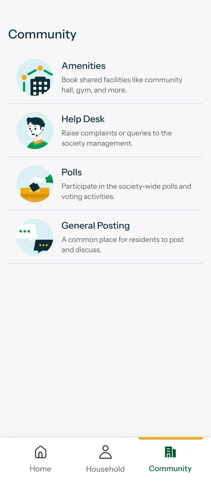Society Management - Notices